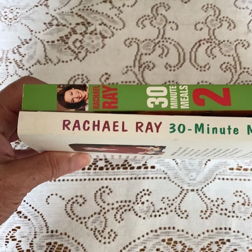 Two Rachel Ray 30-Minute Meals Cookbooks